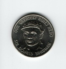 OUR GREATEST ASHES HERO "SIR DONALD BRADMAN"  COMMEMORATIVE MEDAL