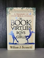 The Book of Virtues for Boys and Girls (Hardcover, VERY GOOD condition)