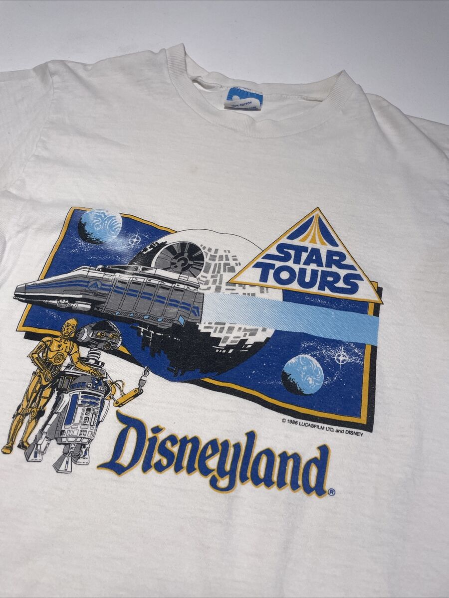 VINTAGE STAR TOURS DISNEY LAND 1986 T Shirt | eBay VINTAGE STAR TOURS DISNEY LAND 1986 T Shirt | eBay