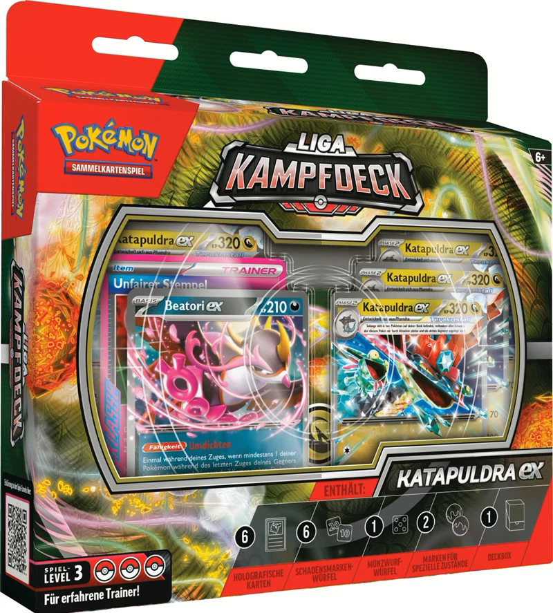 Pokemon - Liga Kampf Deck - Katapuldra ex - DEUTSCH - NEU & OVP!
