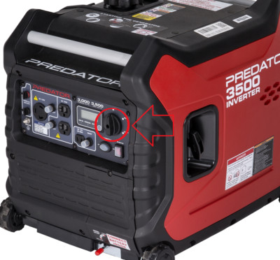 Predator 3500w Run Choke Knob Generator Inverter Harbor Freight