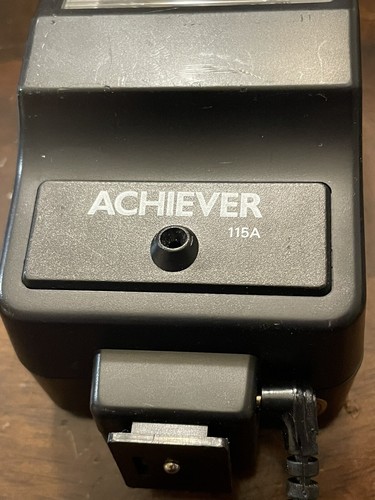 ACHIEVER 115M Compact Thyristor Strobe Flash SLR Cameras Shoe Mount Test Good B1 - Picture 4 of 11