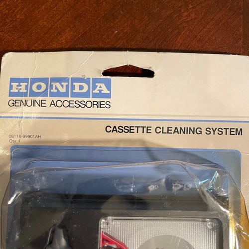 Vintage Honda Cassette Cleaning System 08118-99901AH Sealed OEM Genuine read 80' - Picture 3 of 8