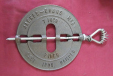 CAST IRON FURNACE STOVE PIPE DAMPLE SINGLE WALL FLUE 7"