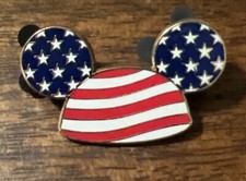 Mickey Mouse Stars and Stripes Ear Hat American Flag Patriotic Disney
