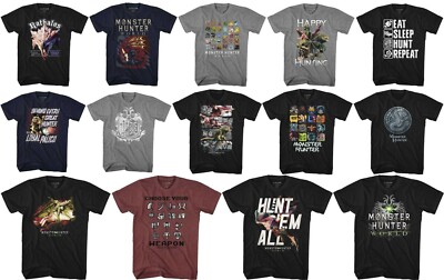 Pre-Sell Monster Hunter Video Game Licensed T-shirt 