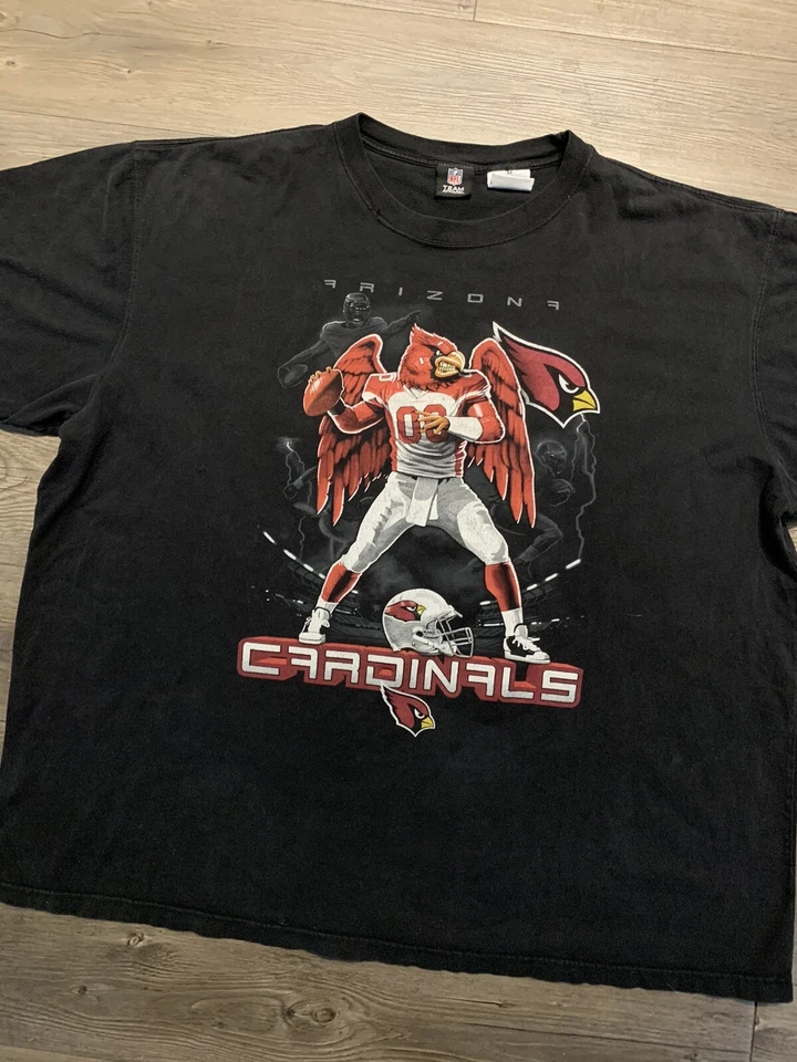 Camisa Gráfica De Colección Arizona Cardinals NFL Fútbol 4XL Gráfica Grande Y2K Pájaro Foto 2 de 4