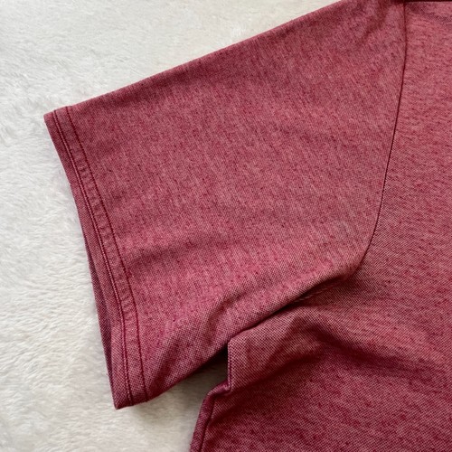 Travis Mathew Mens Shirt Large Red Performance Pima Cotton Polyester Golf - Picture 4 of 7