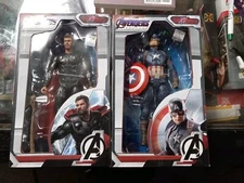Marvel Studios AVENGERS ENDGAME THOR CAPTAIN AMERICA Z D Toys NEW In SEALED BOX