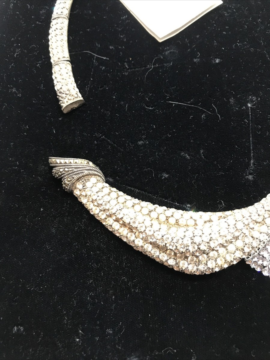 「RETRO2000 by JUDITH JACK」 限定版ネックレス　LA購入 Vintage Judith Jack Sterling Silver Marcasite & CZ Retro
