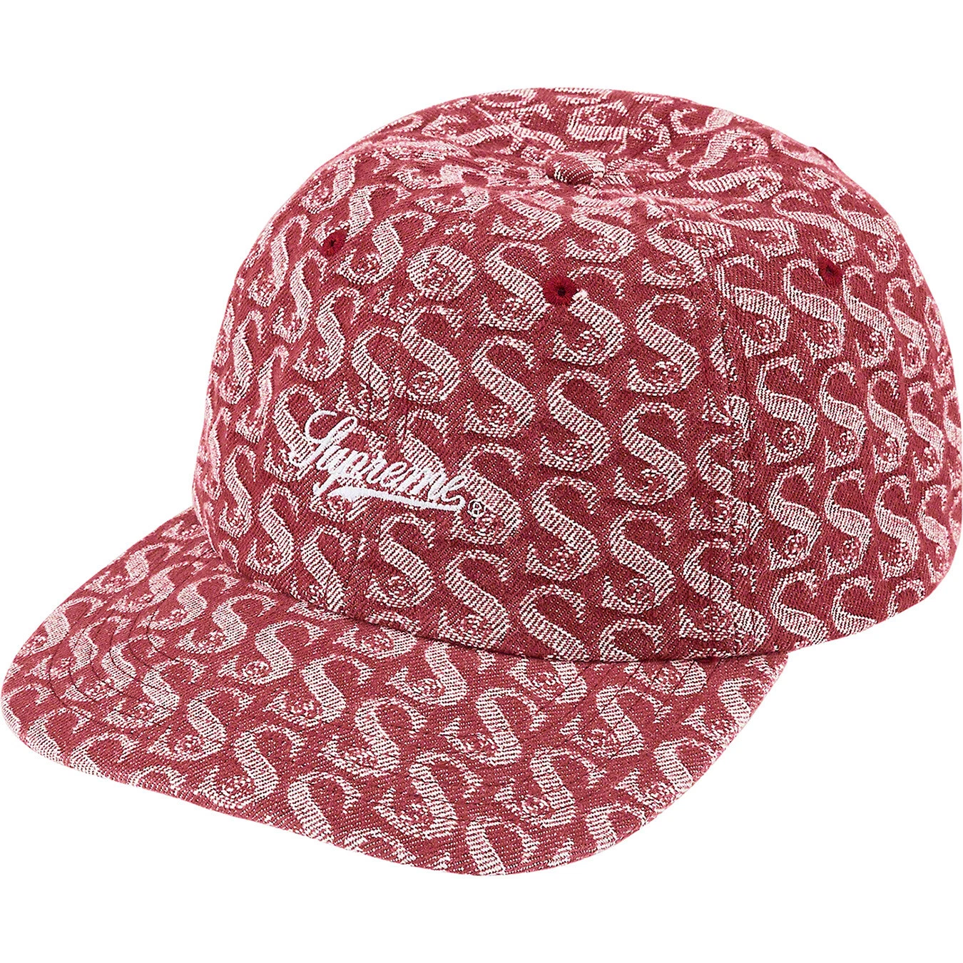 CHAPEAU CAMP ROUGE SUPREME MONOGRAM DENIM 6 PANNEAUX CHAPEAU STREET WEAR NEUF PRÊT POUR L'ÉTÉ