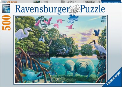 Ravensburger - Puzzle - Manatee Moments - 500 Teile - 12+