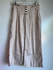 Sundance The Villa Wide Leg Linen Pant Size 2