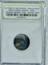 Authentic Meteorite Space Rock North West Africa NWA Sahara Desert Nickel Iron