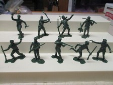 VTG Marx Pioneers Ft Apache Daniel Boone Playset 54mm 1/32 Army Men Figures A35
