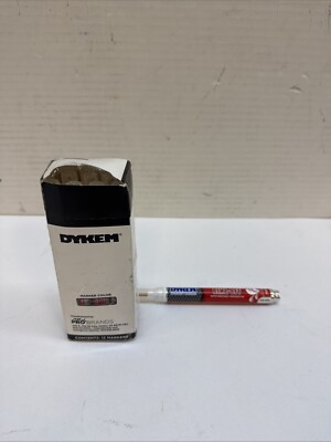 Lot of 12 Dykem 91106 Rinz-Off Temporary Ink Marker, Medium Tip Red
