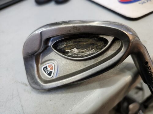 Ping i10 8 Iron, 36.5"long Regular Steel Shaft Good Grip Black Dot Missing Badge