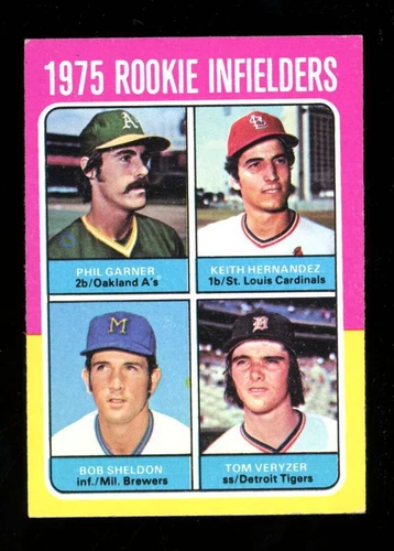 1975 Topps #623 Rookie IF Garner/Hernandez/Sheldon/Veryzer VG-EX JX5802