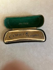Vintage Hohner Comet Harmonica in Orig. Case.