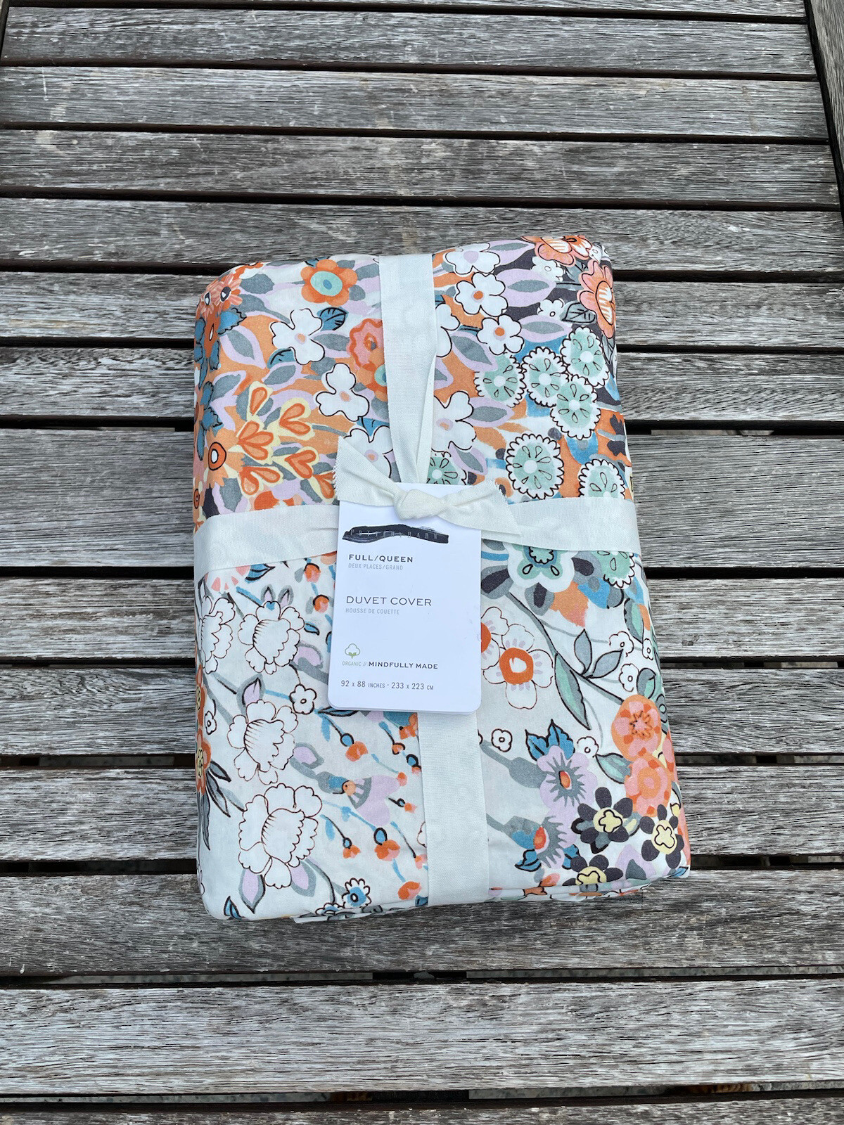 Pottery Barn Amelia Floral Percale Duvet Cover Full/Queen Multicolor NWT eBay