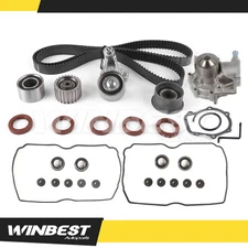 Fit 00-06 Subaru Legacy Outback 2.5L Timing Belt Kit Water Pump Cover Gasket Set