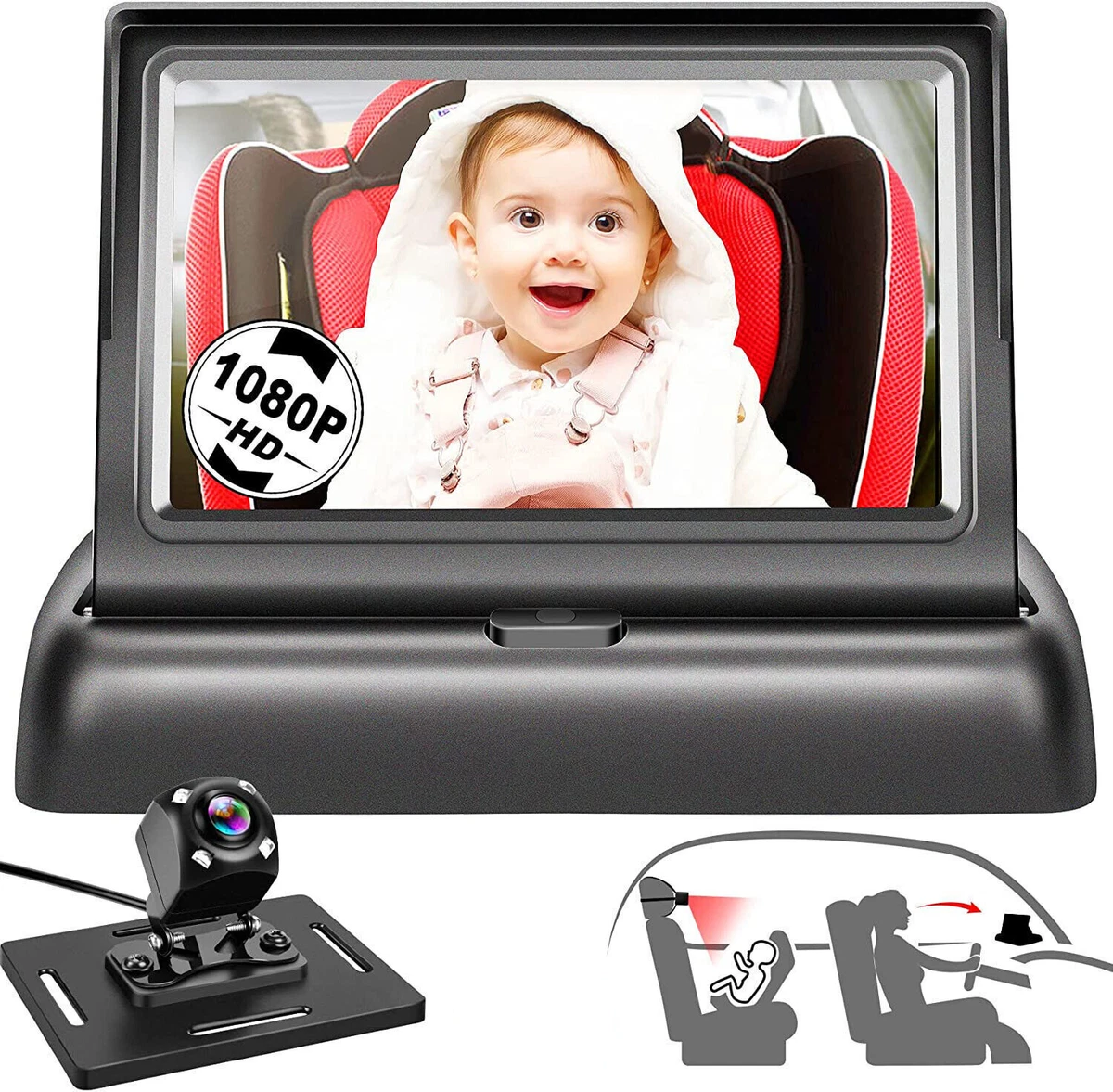 Baby car cheap video monitor