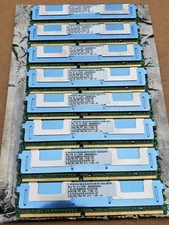 Lot of 8 Sun 2GB Server DIMMs 540-7708-01 PC2-5300 DDR2-667MHz ECC 511-1161-01