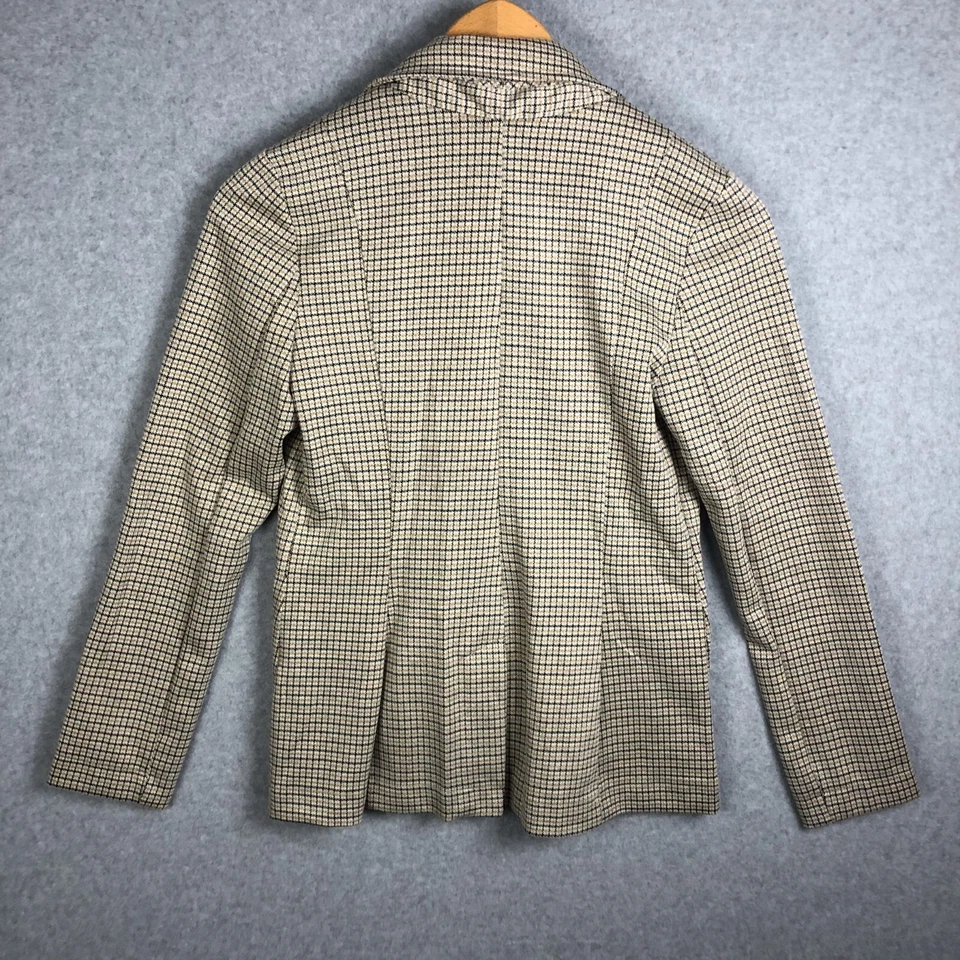 Blazer Maeve by Anthropologie Pata de Gallo Blazer Asimétrico Botón Único Foto 2 de 4