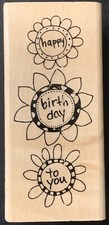Stampendous Happy Birthday To You Rubber Stamp