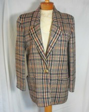 Jaeger London Paris New York Made In West Germany Weed Blazer / Jacket Size 10