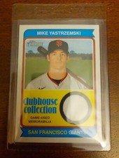 2023 Topps Heritage Clubhouse Collection Relics Jersey Mike Yastrzemski 