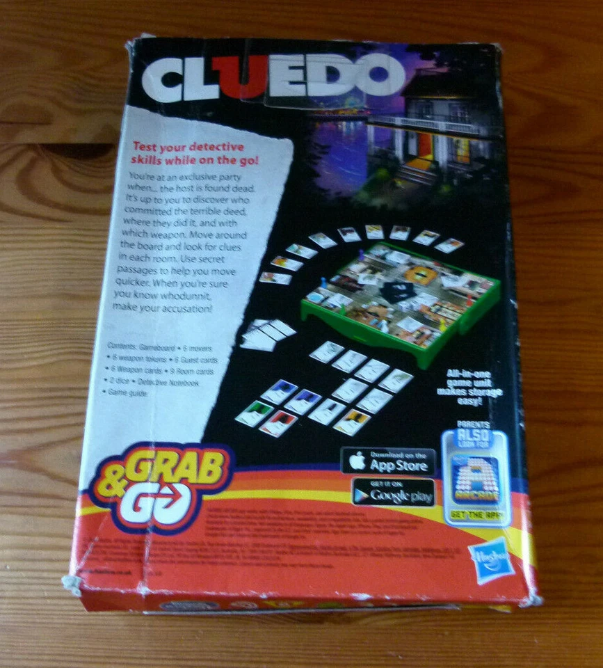 Travel Cluedo Board Game : Grab & Go : Complete - Image 3 of 3