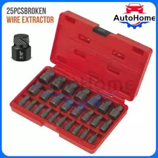 25Pcs Screw Extractor Set Hex Head Multi-Spline Easy Out Bolt Extractor Set