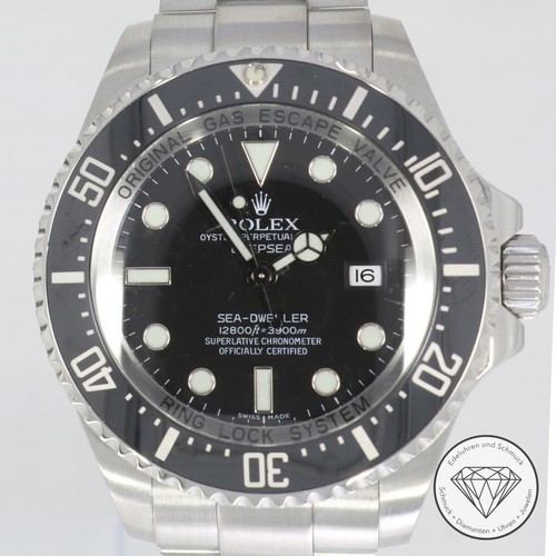 Rolex Sea-Dweller Deepsea 116660 mit Papieren Automatik Uhr Stahl 44mm xxyy