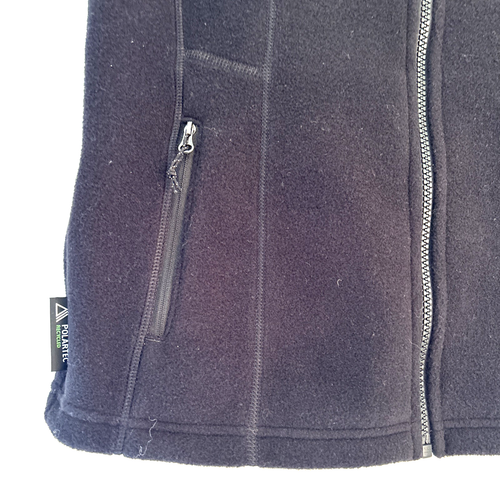 Eddie Bauer Womens S Black Quest 200 Full Zip Fleece Vest Hiking Camping outdoor - Picture 5 of 11