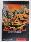Breath of Fire (Super Nintendo, 1994) *MANUAL & BOTH POSTERS ONLY*