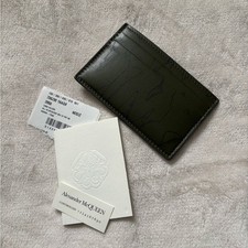 Alexander McQueen Army Green Card Holder
