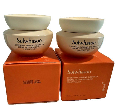 Sulwhasoo Essential Firming Cream EX - 15ml Nourishing Cream - 2 JARS - NIB