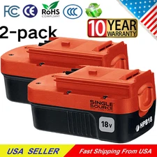 2-Pack 18V for Black and Decker HPB18 18 Volt 4.5Ah Battery HPB18-OPE 244760-00