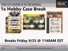 Rickey Henderson 2026 Leaf Seasons in the Sun Baseball 1x Case Break #13