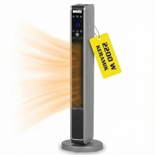 Elektro Heizlüfter Keramik 2200W Heizung Ventilator Turm Bau Heizer Heiz Körper