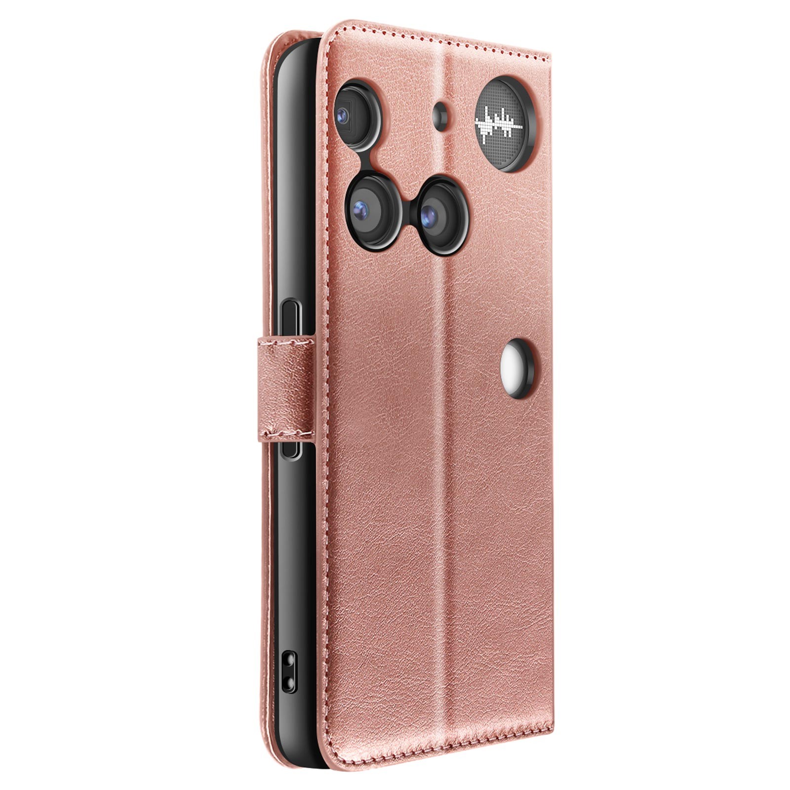 Étui portefeuille Nothing Phone 3 avec dragonne et support clapet aimanté
