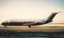 Postcard Airlines Historical Aircraft Postcard #783 All Stars DC-9 A345