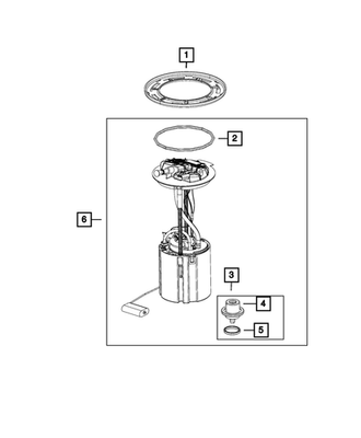 #ad Genuine Mopar Fuel Pump Level Unit Module Kit 68399001AD $407.93
