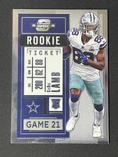 2020 Panini Contenders Optic Rookie Ticket #65 CeeDee Lamb (RC) YT92