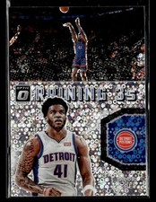 2021-22 Donruss Optic Saddiq Bey #11 Fast Break Silver Prizm Raining 3s