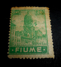 TIMBRE ITALIE,FIUME, NEUF  OBLITERE , 1919