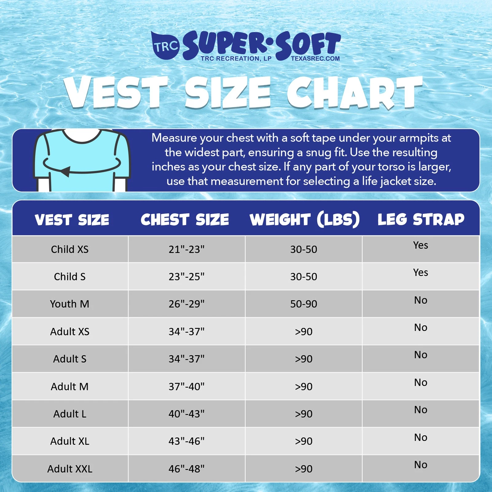 TRC Recreation Super Soft Child Life Jacket Swim Safety Vest, X Small (Open Box) image 7