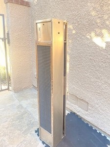 Sunpak Infrared Dynamics S25 Outdoor Patio 25000 BTU Heater. Stainless Steel