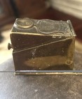 Detroit Post Office Brass Antique Table Top Cigar Cutter OR Inkwell — photo 4